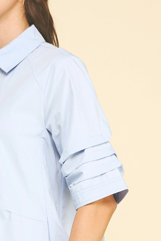 Light Blue Shirt Dress