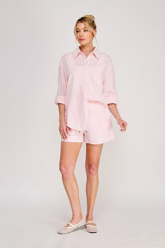 Pink Striped Set