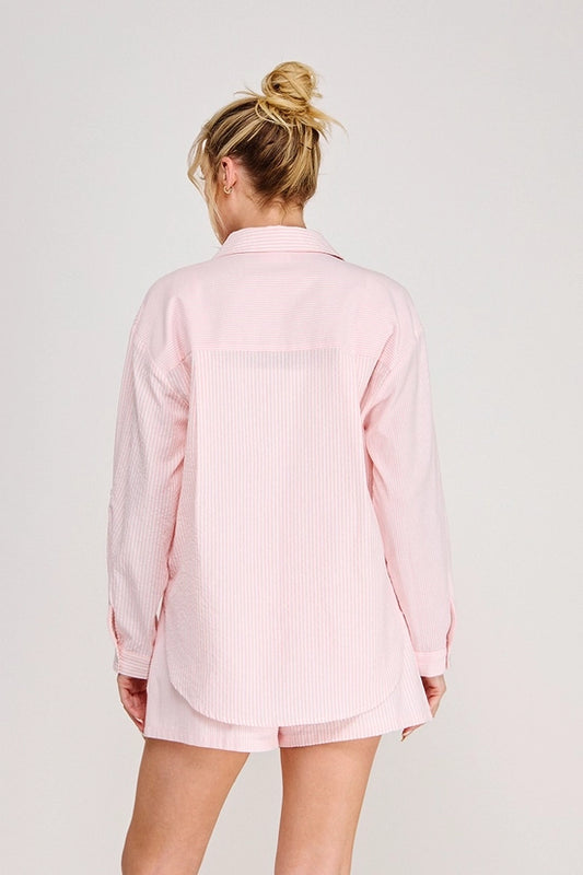 Pink Striped Set